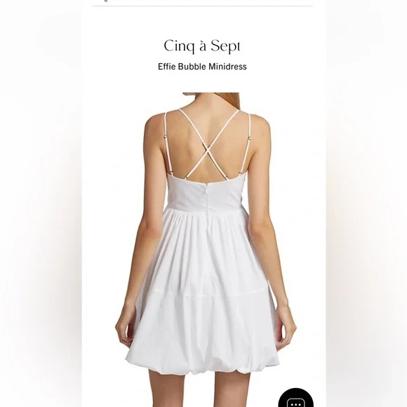Cinq a sept Effie Bubble Mini Dress.  Size 10 - Picture 2 of 11